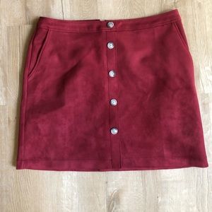 Loft Outlet red skirt
